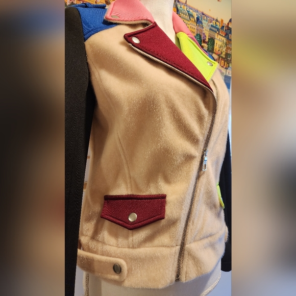 Katie Judith Multicolor biker jacket - Picture 3 of 6